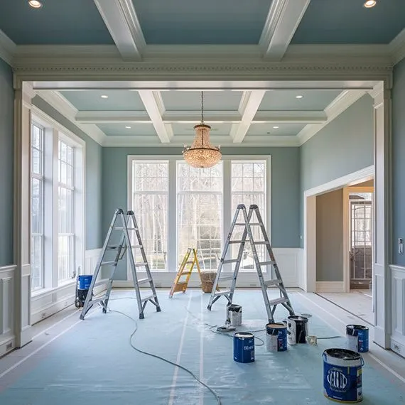 Professional painting project in Ottawa - interior home renovation by Rideau Painters