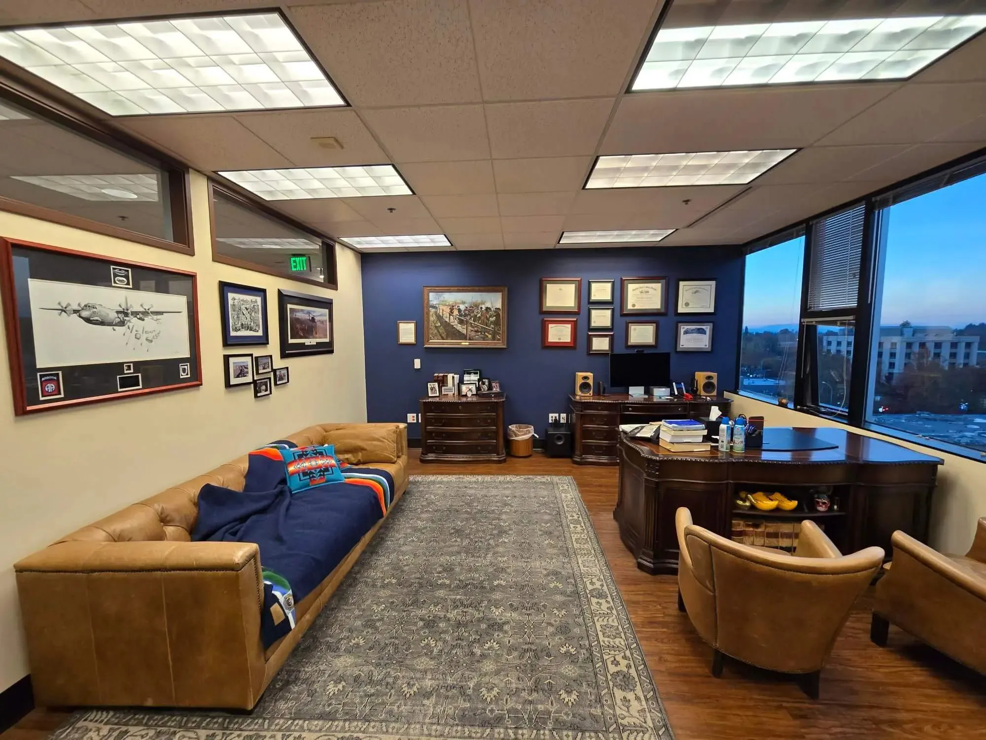 Residential living room painting project Ottawa - modern interior transformation